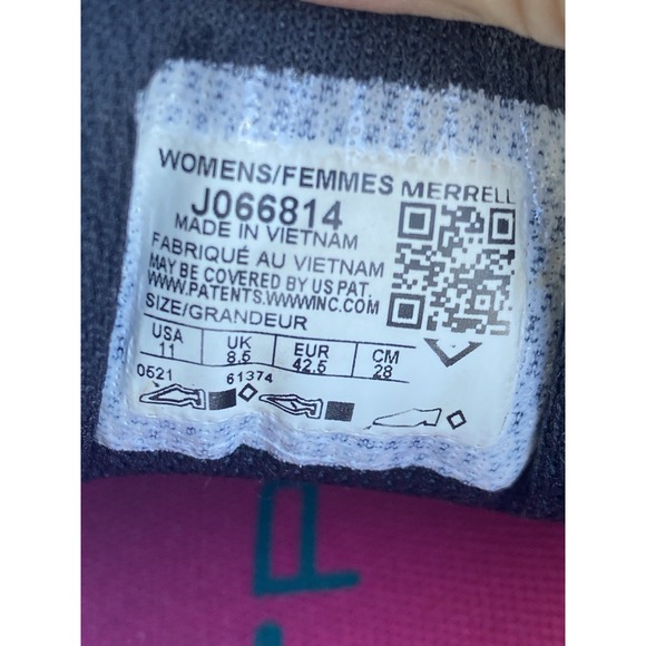 MERRELL Womens US Size 11 Moab Flight Hiking Shoes Marine J066814 Sneakers - Picture 7 of 8